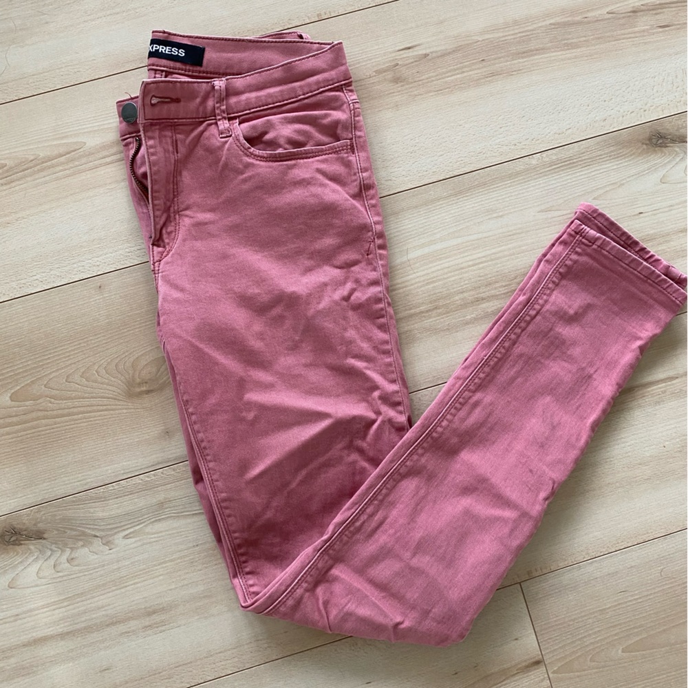 Express skinny jeans 6 long